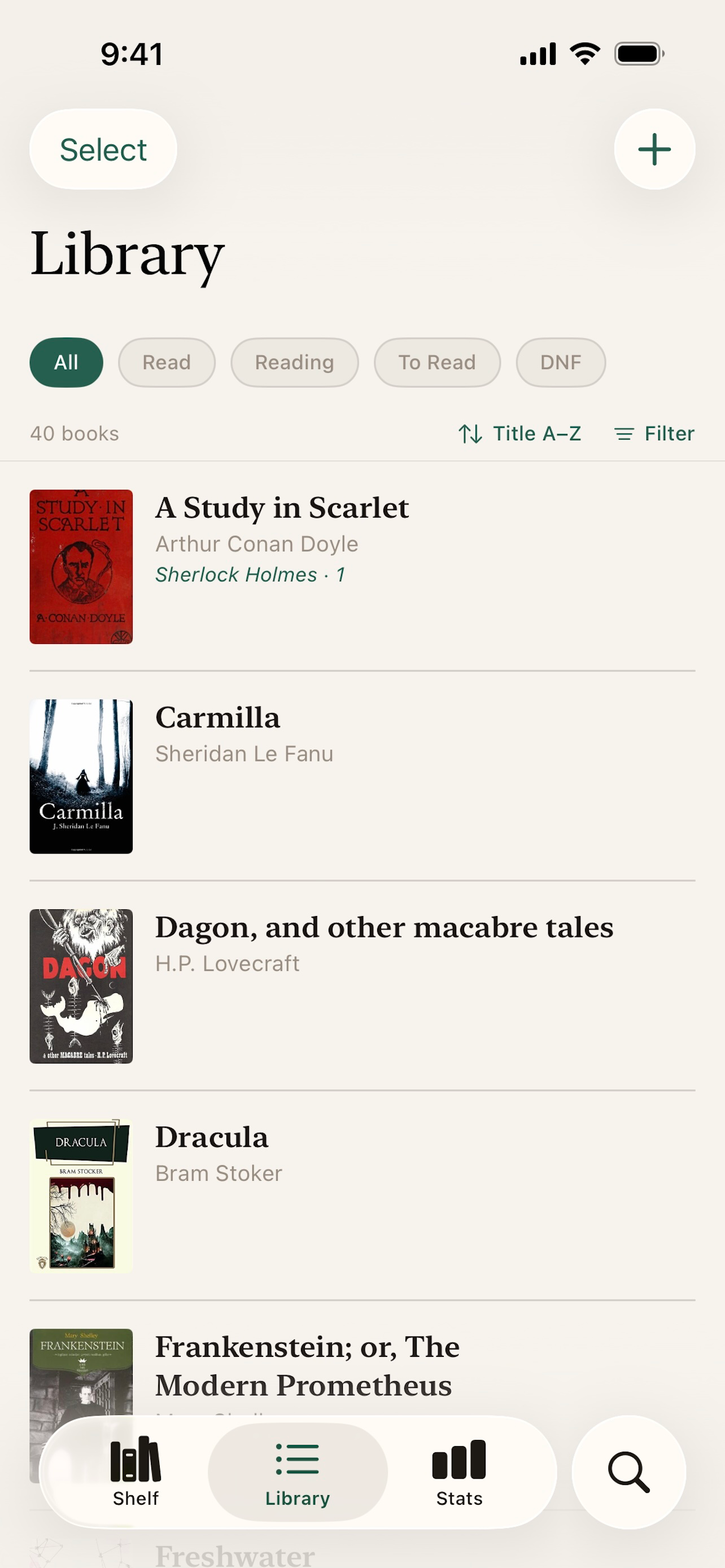 Dust Jacket: Book Tracker screenshot 2