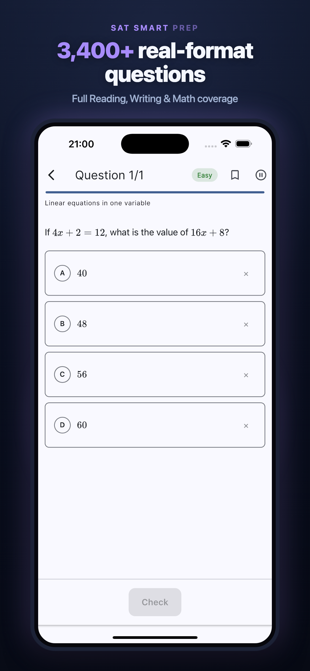 SAT Smart Prep screenshot 4