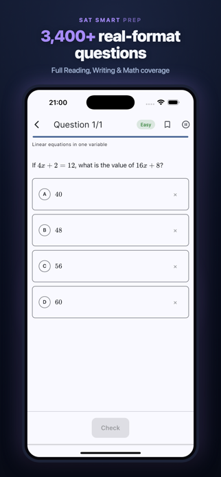 SAT Smart Prep Screenshot 3 of 10