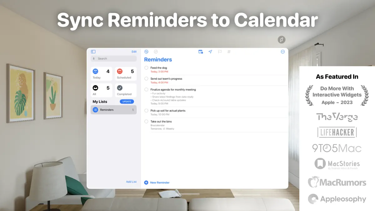 Reminders: To Do List & Widget screenshot 1