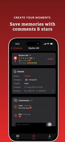 Love Places: Couples Map screenshot