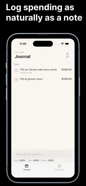 Ozzy: Your Money Journal screenshot 1