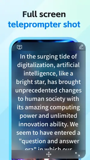 Teleprompter-Floating Dialogue screenshot 2