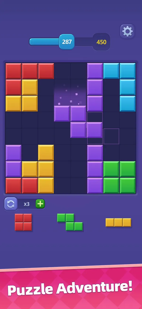 Screenshot #2 pour Block Dash® Color Block Puzzle
