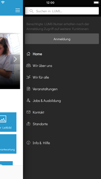 LUMI – Unimedizin Leipzig iPhone screenshot 2 - Social Networking app