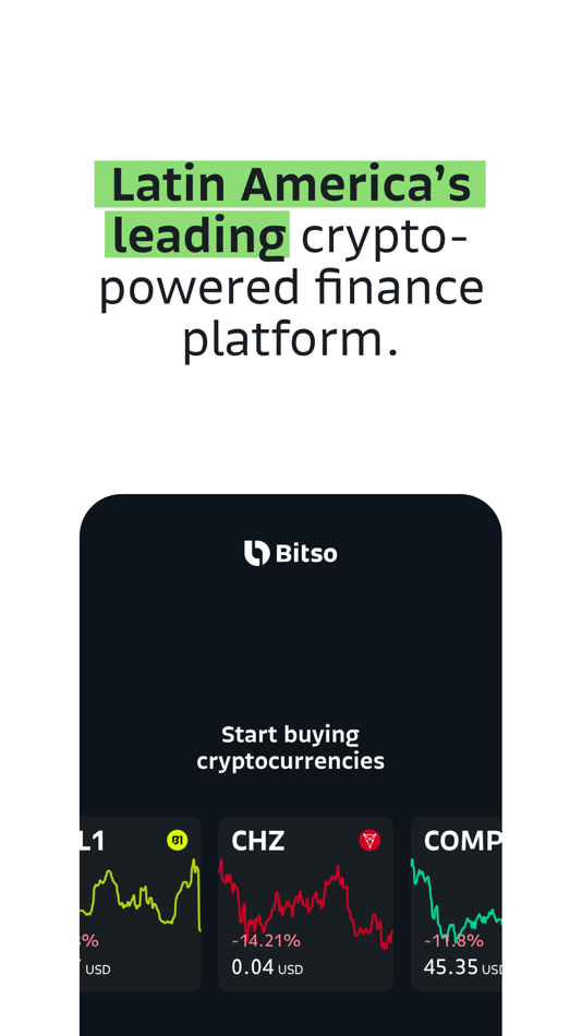 #2. Bitso: Buy Bitcoin and Crypto (iOS) 由: Bitso SAPI de CV
