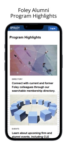 Foley Alumni Network iPhone screenshot