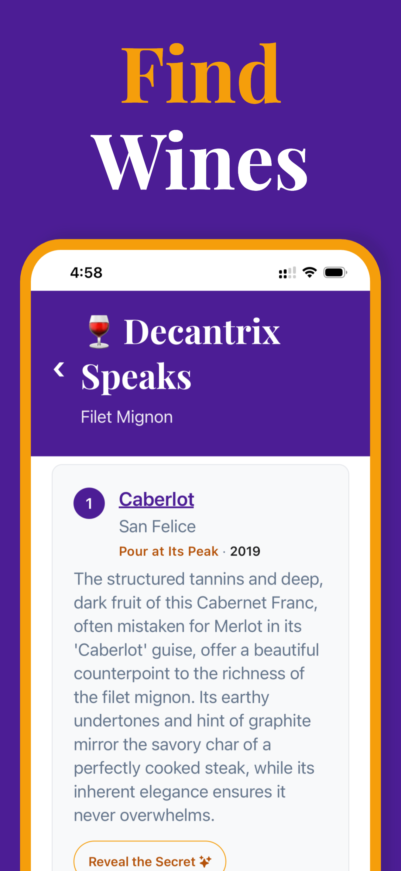My Head Somm: Wine Pairings screenshot 3