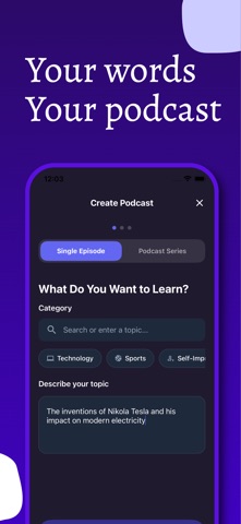 AI Podcast Maker - LearnCast Screenshot 4 of 4