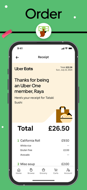‎Uber Eats: Food & Groceries Screenshot