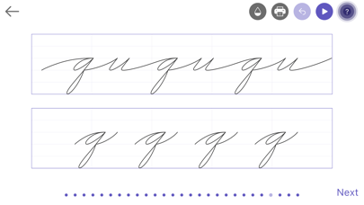 Calligraphy: Cursive Writing Screenshot
