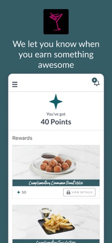 Bar Louie Rewards iPhone screenshot