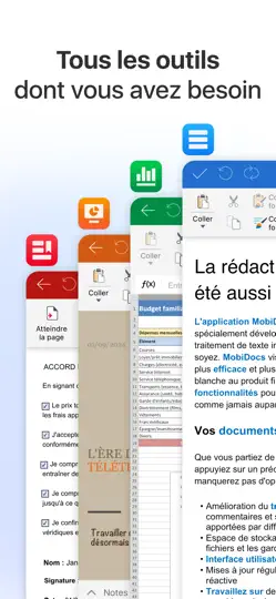 Capture d'écran de MobiOffice・Word Docs・Excel・PDF sur iPhone 3