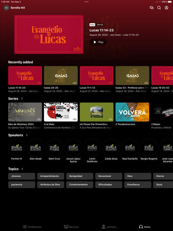 Semilla de Mostaza México iPad screenshot 4 - Lifestyle app