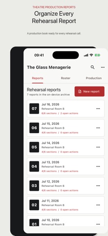 Stage Manager Report Screenshot 1 of 6