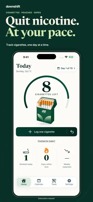 Quit Nicotine – Downshift screenshot 1