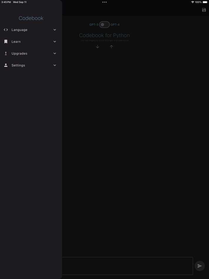 #3. Codebook - AI Coding Companion (iOS) بواسطة: Noah Clark