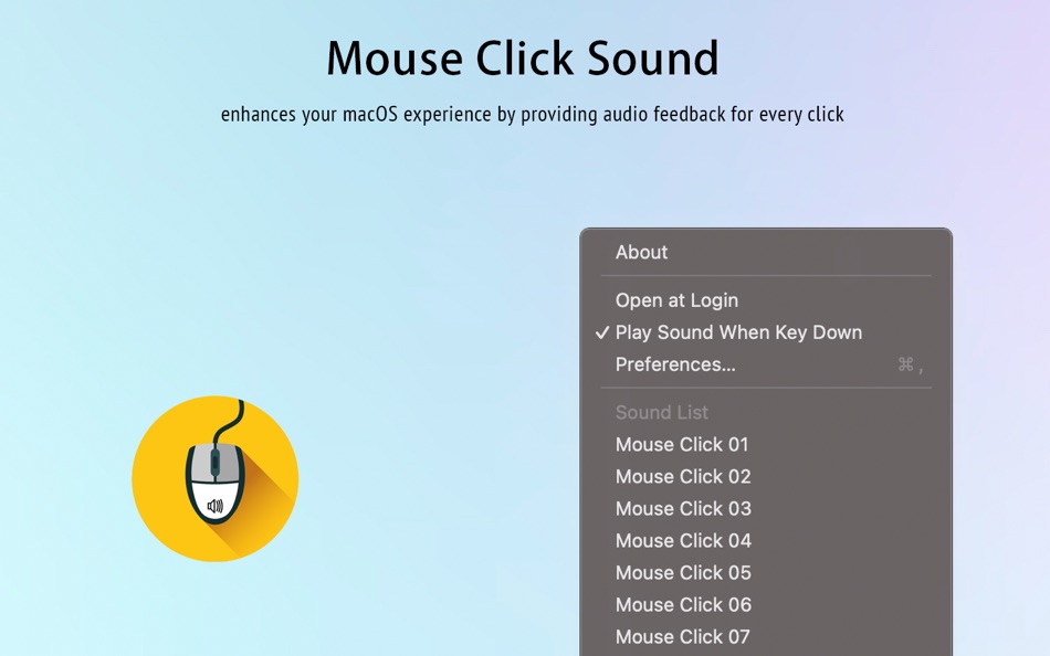 #2. Mouse Click Sound (macOS) Által: 方成 印