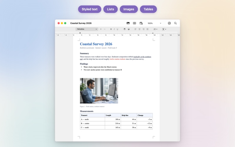 Word Writer - Word processor app screenshot