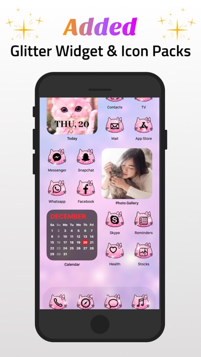 Glitter Wallpapers Lock Screen Screenshot