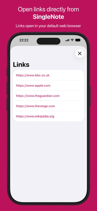 SingleNote Screenshot 4 of 5