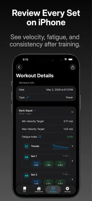 AccelIntel - VBT Tracker screenshot 2