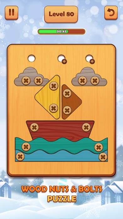 Wood Nuts & Bolts: Unscrew Screenshot