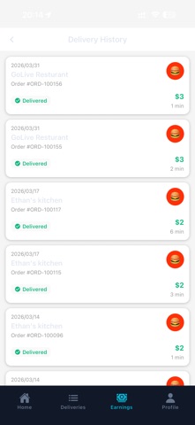 OrderNana Driver screenshot