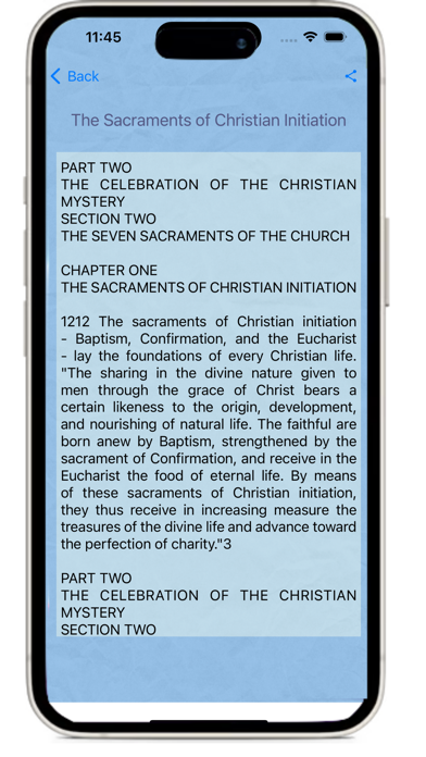 Catechism of the Catholic Screenshot