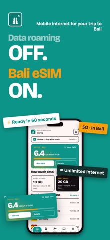 Bali eSIM: Indonesia Data screenshot 1