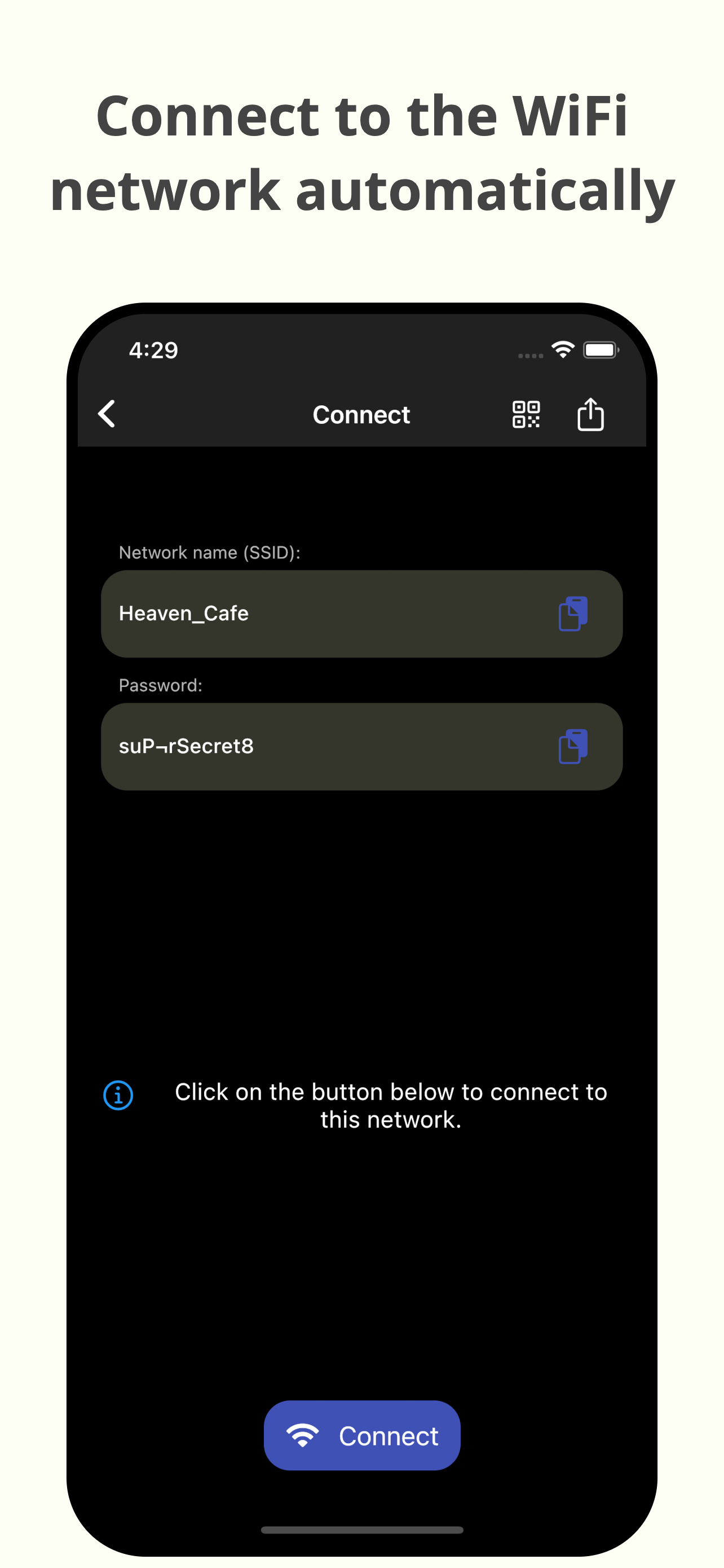 WiFi QR Connect: Scan to Join screenshot 2