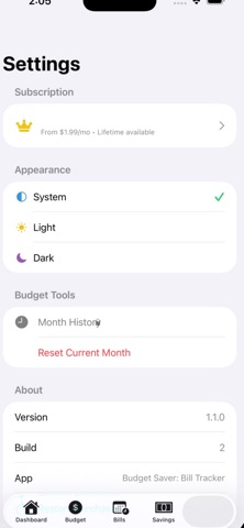 Budget Saver: Bill Tracker Screenshot 7 of 8