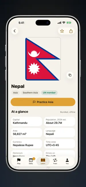 Master of Flags: World Quiz screenshot 3