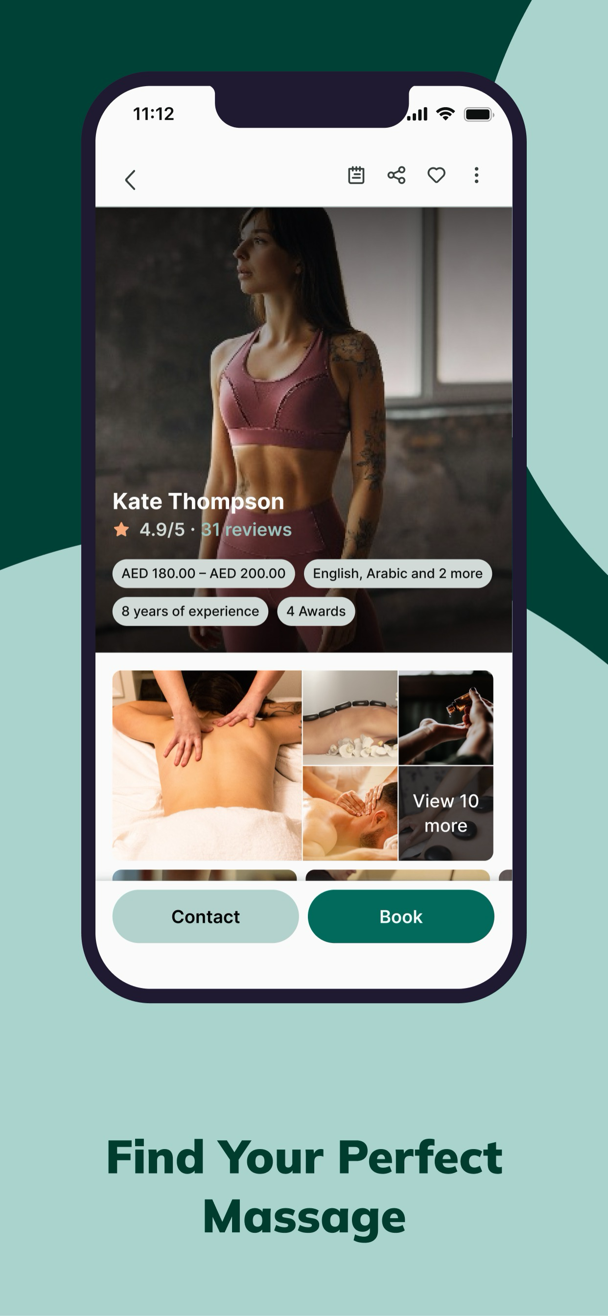 Massage.app: In-Home Therapist screenshot 3