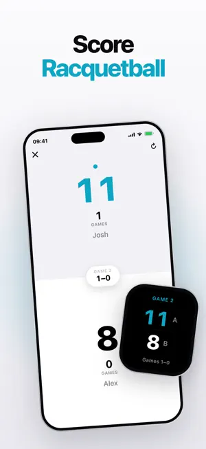 Racquetball Score Tracker screenshot 1