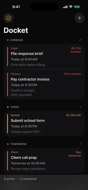 Deadline Countdown: Stay Sharp screenshot 1