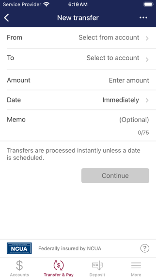 Nashville Post Office CU iPhone screenshot 3 - Finance app