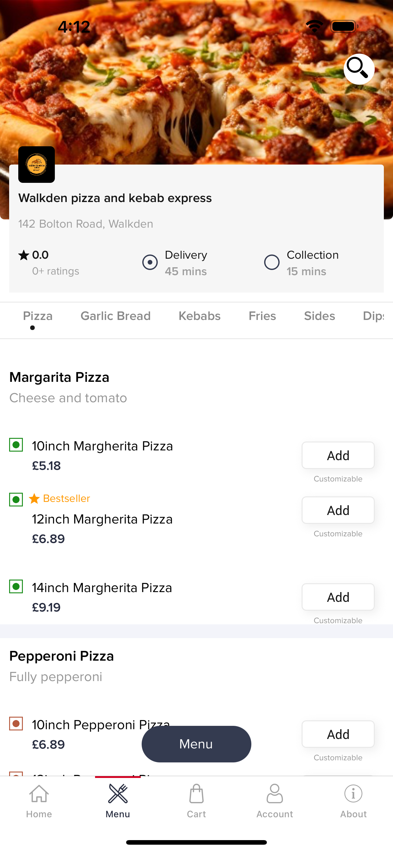 Walkden Pizza & Kebab Express screenshot 2