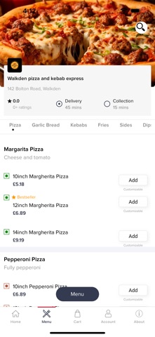 Walkden Pizza & Kebab Express screenshot