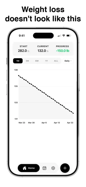 Simple Weight Tracker App screenshot 1