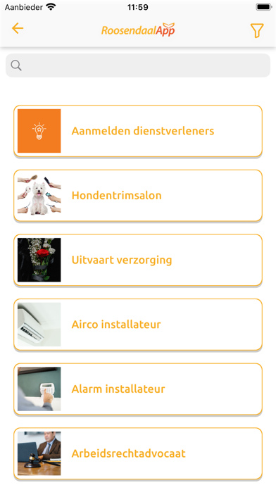 De RoosendaalApp Screenshot