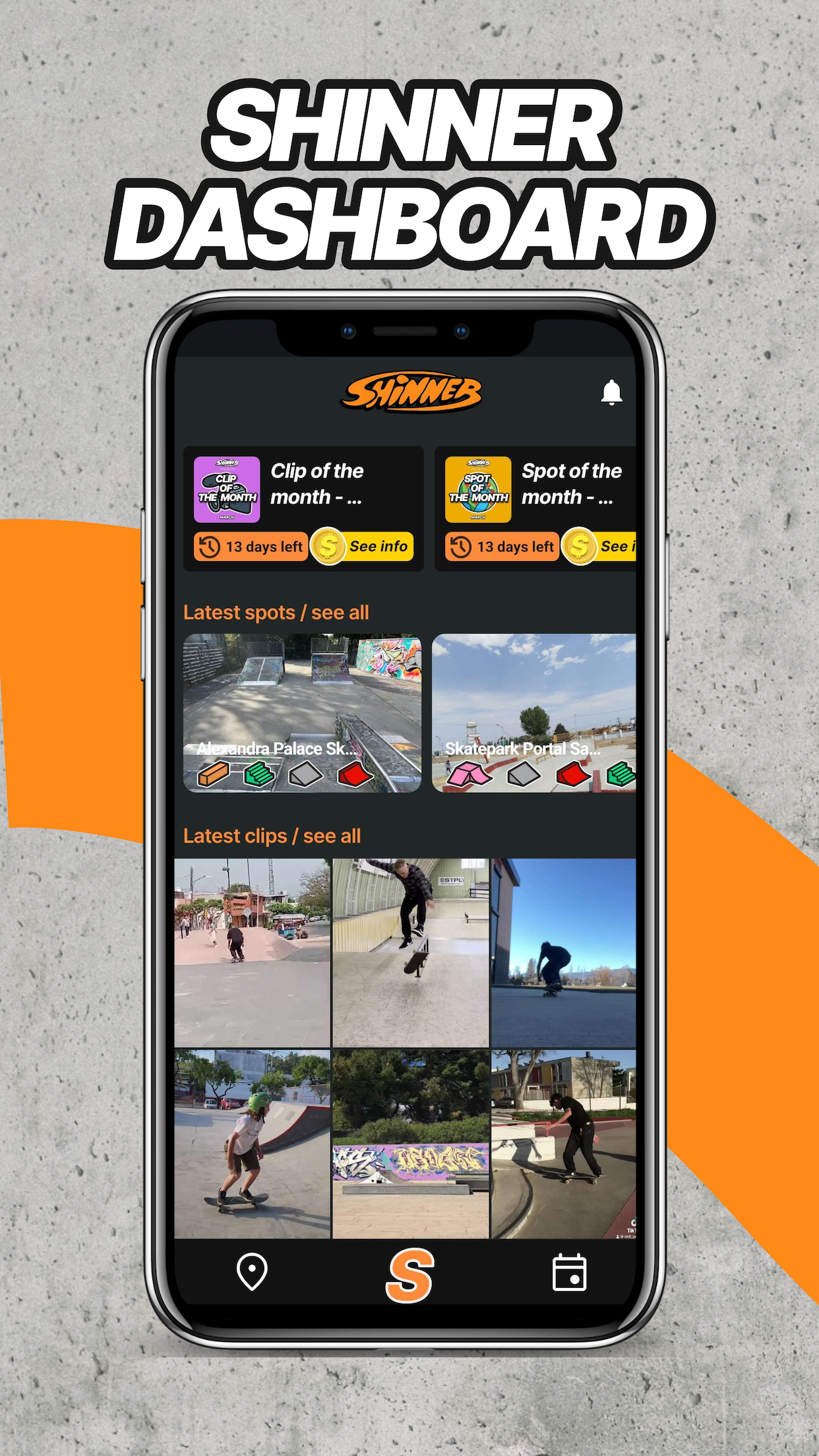 Skate Spots & Videos－Shinner