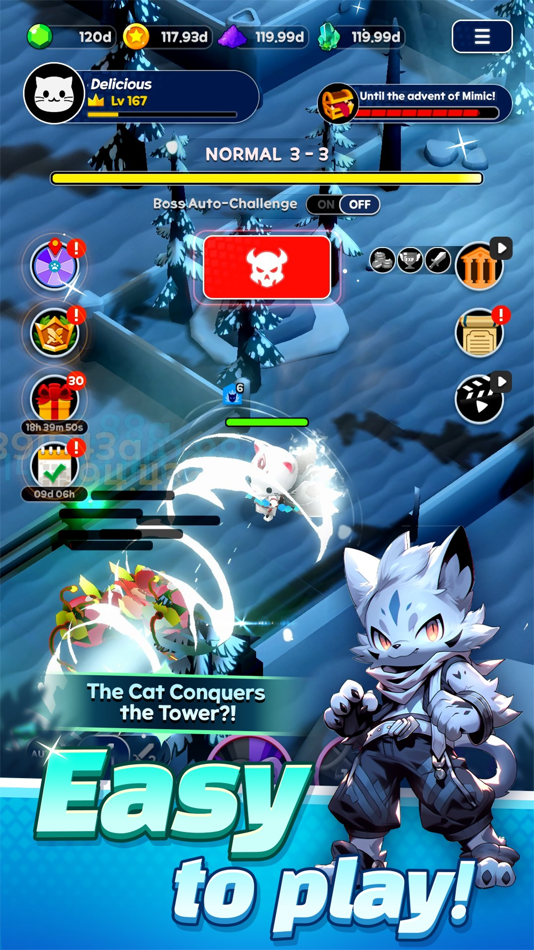 Tower Cat Battle: Idle Cat RPG - 1.0.3 - (iOS)
