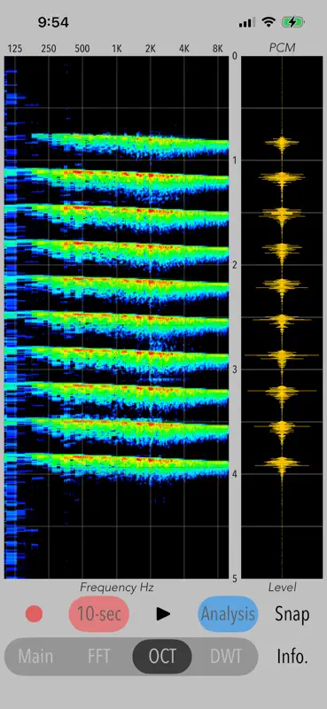 Wavelet Voice Sonogram screenshot 7 of 10