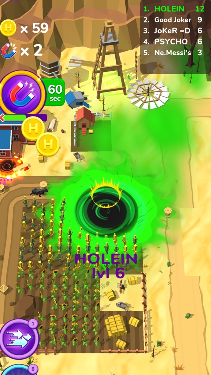 Holein. hole io blackhole game screenshot-8