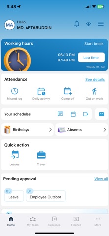 Farvision Employee Hub screenshot