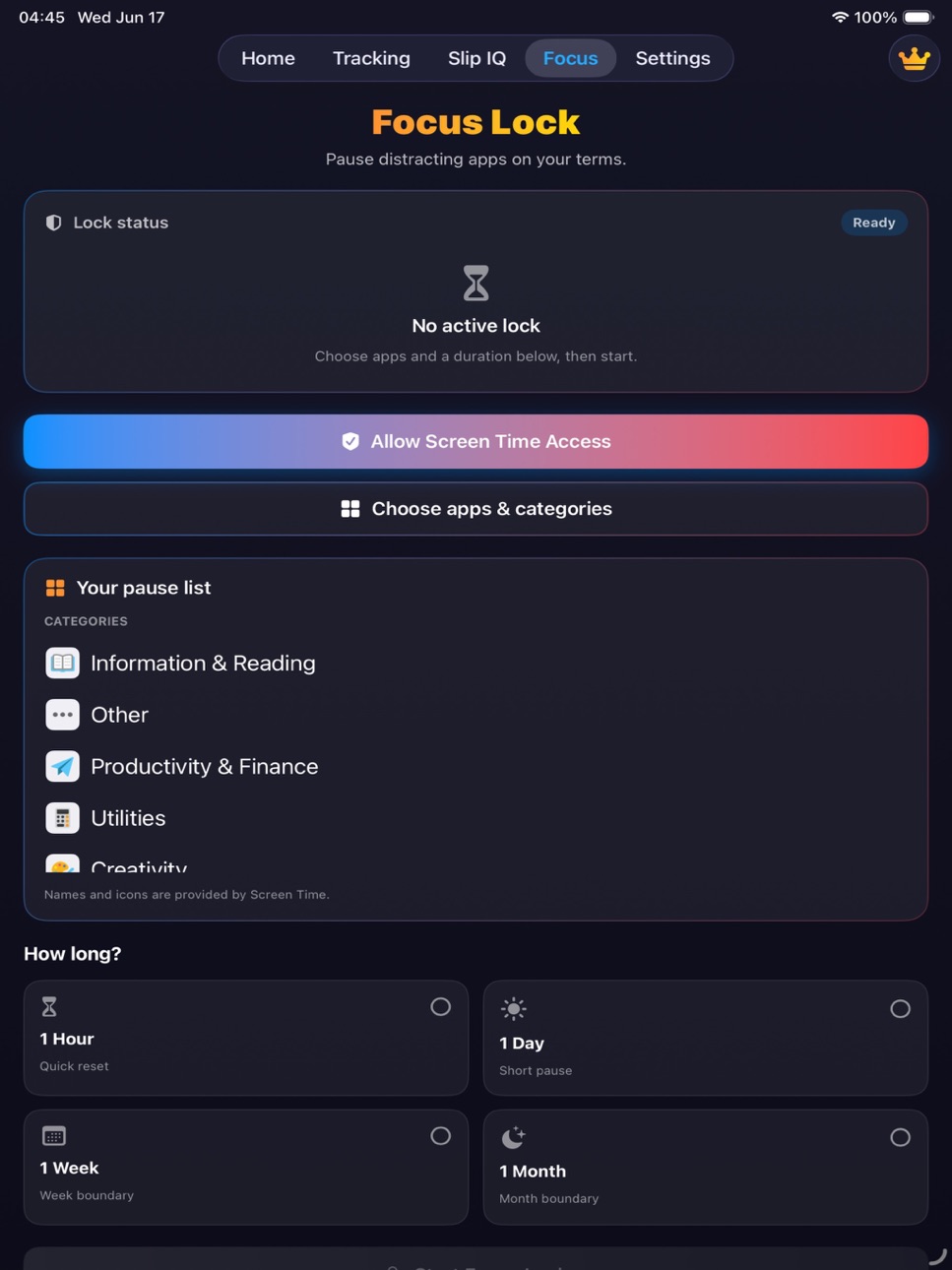 iPad screenshot