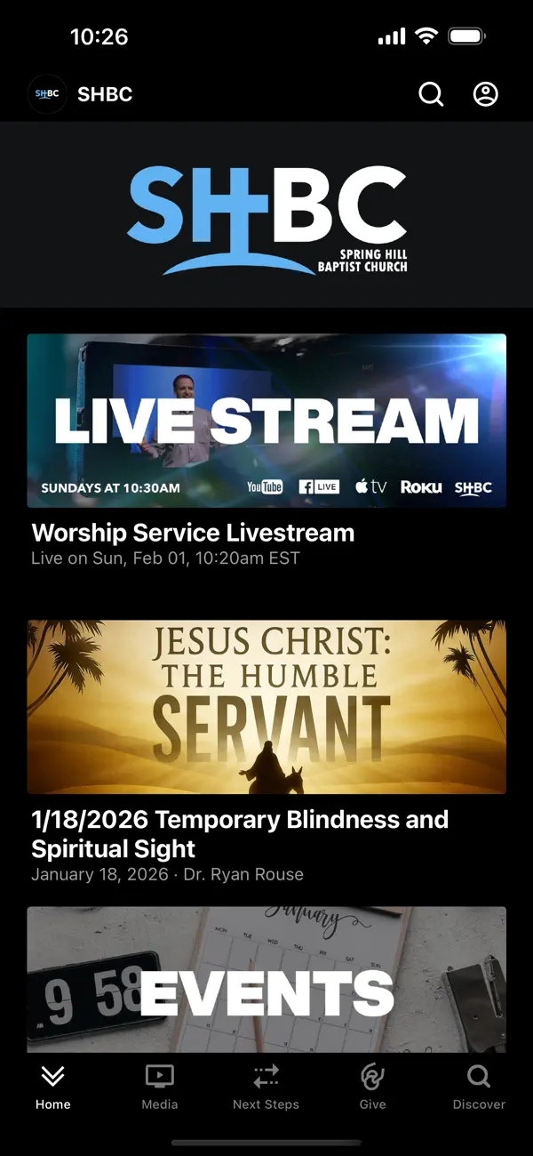 Screenshot #1 pour Spring Hill Baptist Church, FL