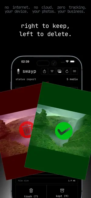 swayp - gallery cleaner screenshot 2