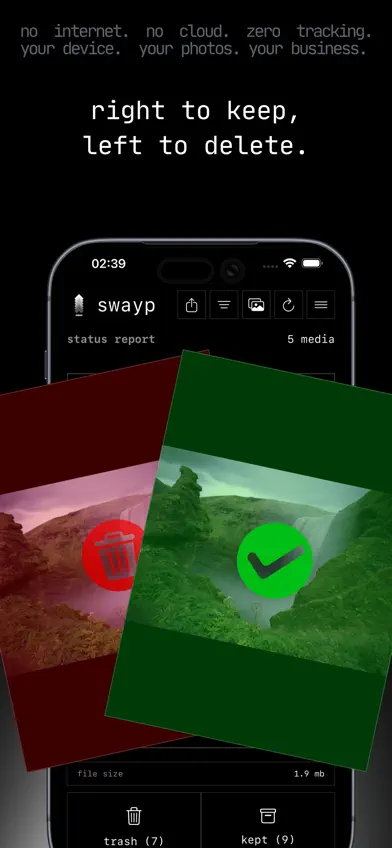 swayp - gallery cleaner screenshot 2